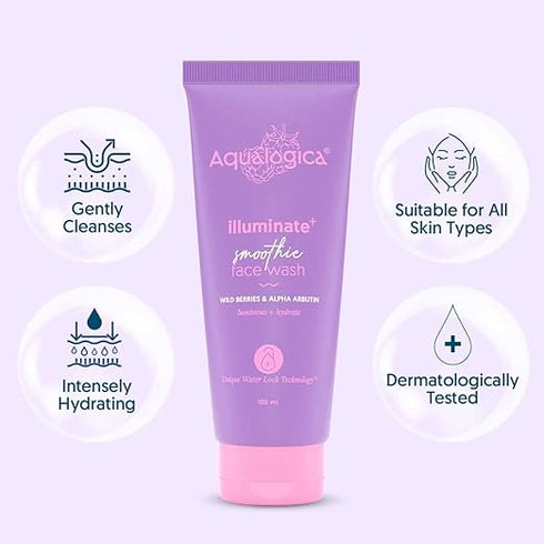 Aqualogica IIIuminate+ Smoothie Face Wash